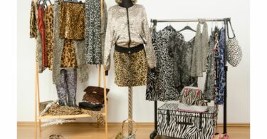 vêtements léopard dressing
